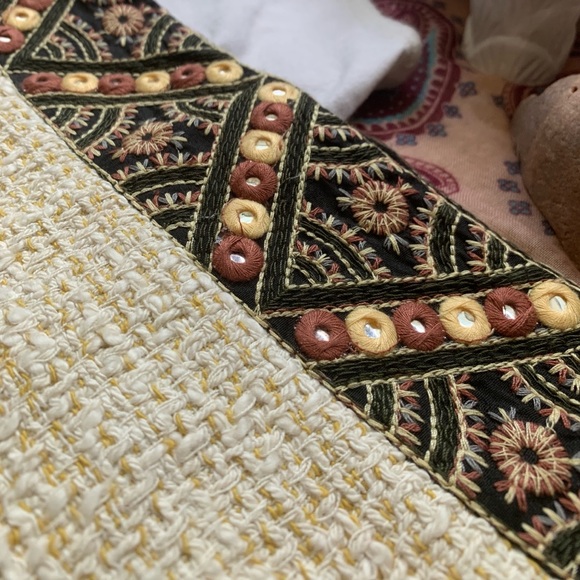 Zara-NWT Boho Knit High Waisted Skirt - Picture 3 of 5